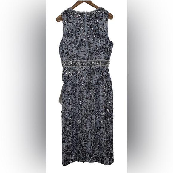 👗 NWT! Mac Duggal Sequin Sleeveless Dress - Picture 8 of 15
